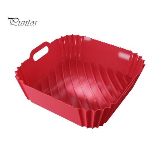 Silikonové vložky do fritézy Opakovaně použitelné čtvercové vložky do fritézy pro 4-6 QT vložky do potravinářské pečicí pánve Příslušenství k fritéze