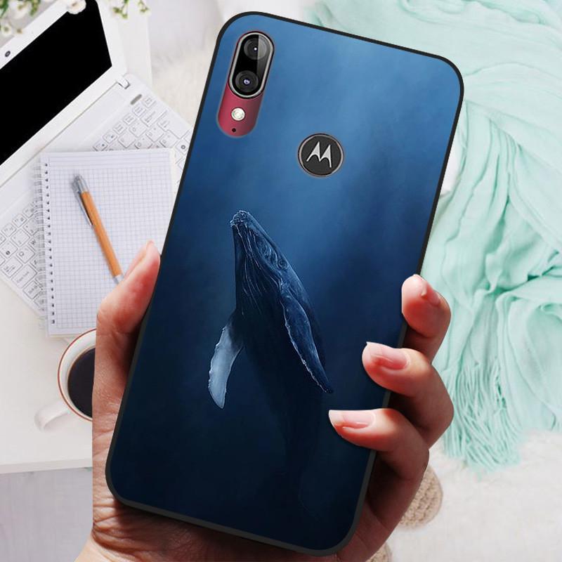 

Чехол для Moto E6 Plus Роскошный Мягкий Черный Силиконовый Задний Чехол для Телефона Для Motorola Moto E6 Play MotoE6 Plus Чехол Cover Coque Funda For Moto E6 Plus