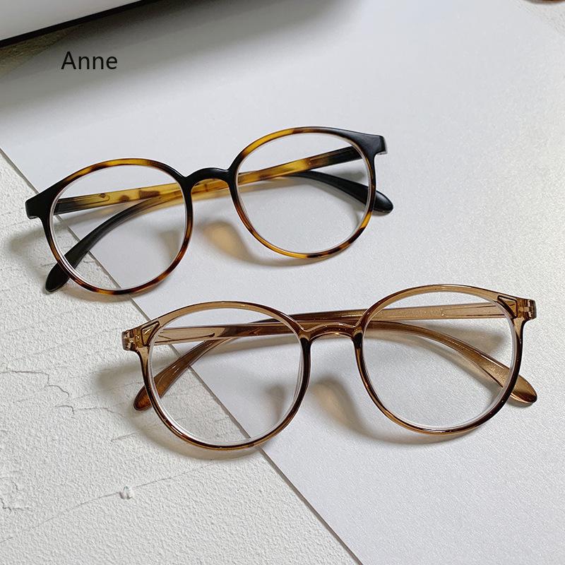 Women's Round Clear Lens Myopia Glasses Transparent Near Sight Frame Eyeglasses Eyewear Unisex Anti-blue Ray Diopter Myopia