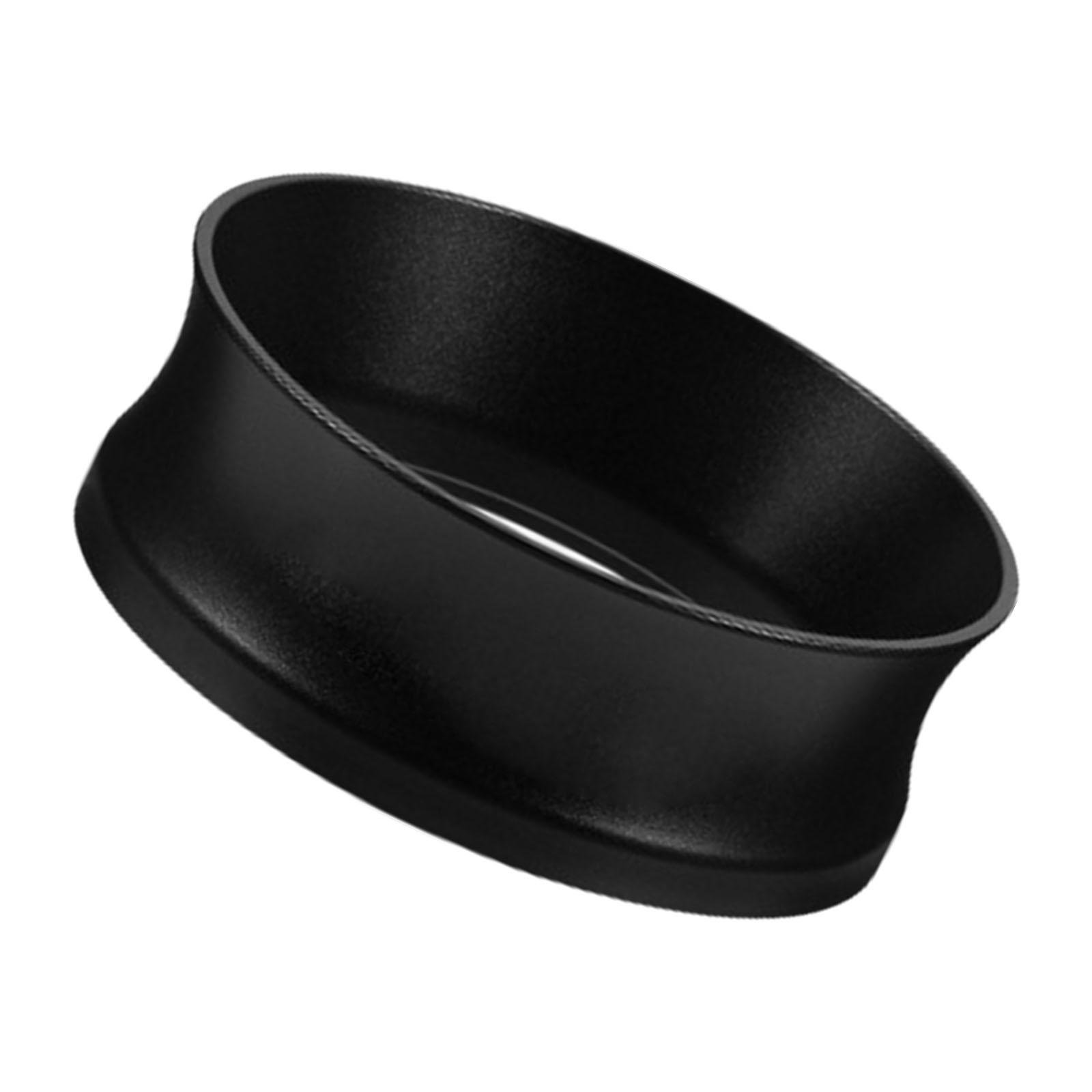 

Wide Mouthed Espresso Dosing Funnel with Magnetic Base Precision Coffee Dosing Ring for Efficient Coffee Brewing 51mm 51 чорний