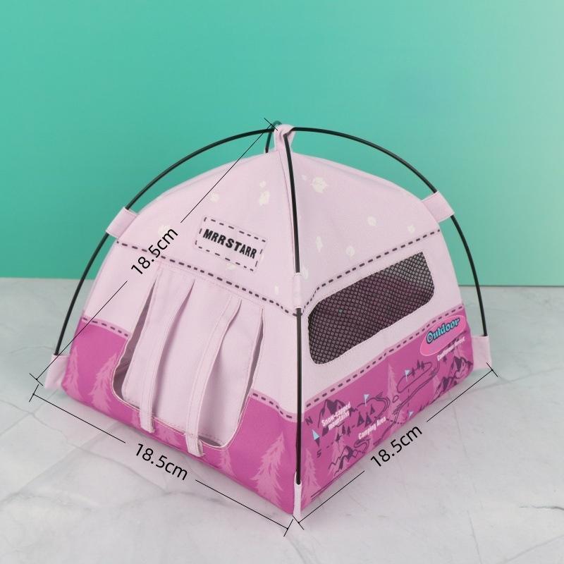 1Pcs Simulated Outdoor Tent Ornament 1:12 Scale Dollhouse Camping Tent Model Decoration Doll Accessories Small Tent Po Props