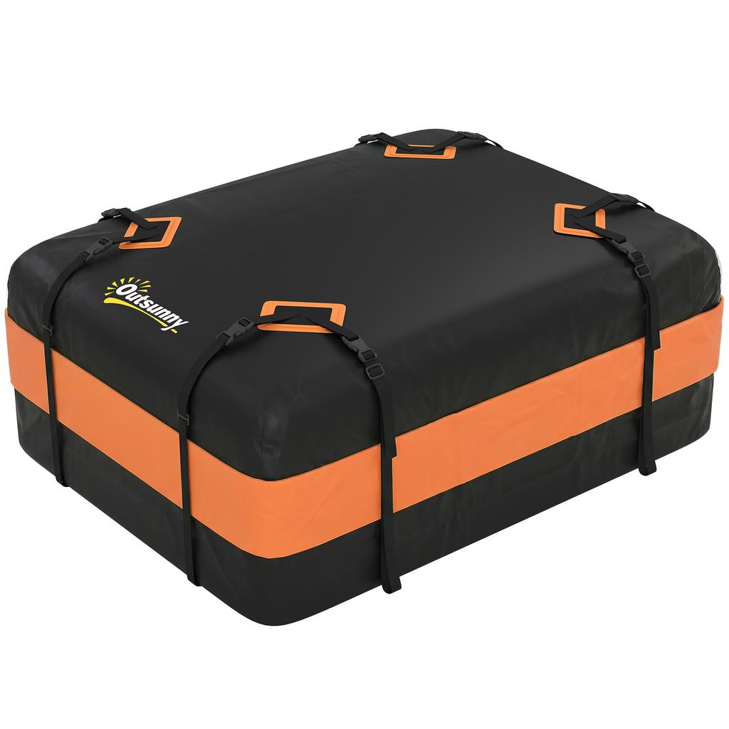 Roof Luggage Rack 425 Liters Waterproof For Car Orange