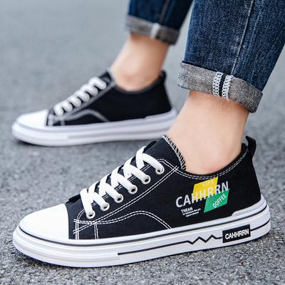 2025 Herbst neue Herren Canvas Schuhe Herren Stoffschuhe vielseitige Low-Top Casual Sport Board Schuhe trendige Herrenschuhe