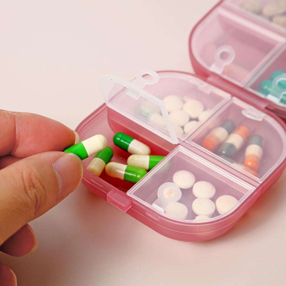 New Hot Weekly 8 Grids Premuim Mini Portable Travel Pill Cases Box Container Organizer Storage for Medicine Vitamin Fish Oils