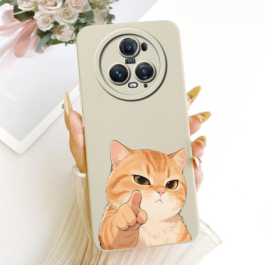For Honor Magic 5 Case PGT-AN00 Cute Cat Cartoon Cover Shockproof Soft TPU Phone Case For Honor Magic 5 Pro Magic5 Fundas Bumper