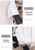 Plus Size Loose Mid-Length V-Neck Short-Sleeve T-Shirt for Women (Sizes 200/300/350 Jin) - Style 7103
