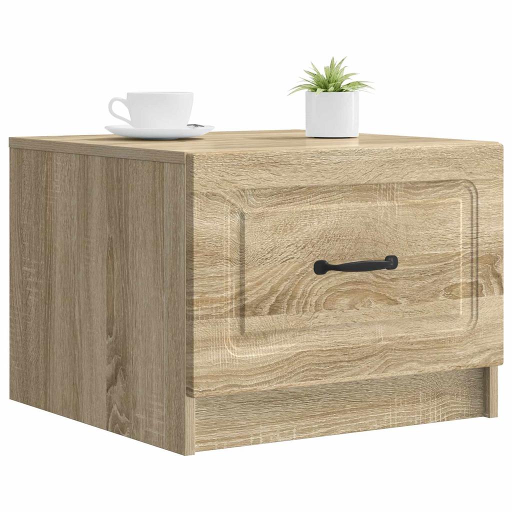 Coffee Table in Sonoma Oak Finish 49 x 50 x 37 cm Particleboard
