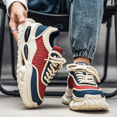 2026 Nouvelle Mode Automne Semelle Épaisse Polyvalentes Confortables Augmentant la Hauteur Décontractées Sportives Tendance Chaussures Homme Classiques