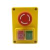 High Current Push Button Switches 250V 16A 5 Pin Connector Heavy Duty Emergency Stop Push Button for Workshop Equipment