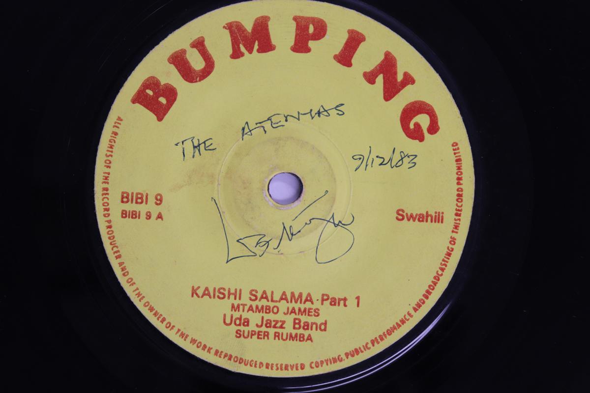 

7inch Record UDA JAZZ BAND - Kaishi Salama BIBI9 Bumping Kenya World Music Used
