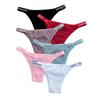 Women's Thongs Panties Cotton Panty Sexy Lace Underwear Letter Briefs  Female Seamless Underwear Intimate Lingerie
