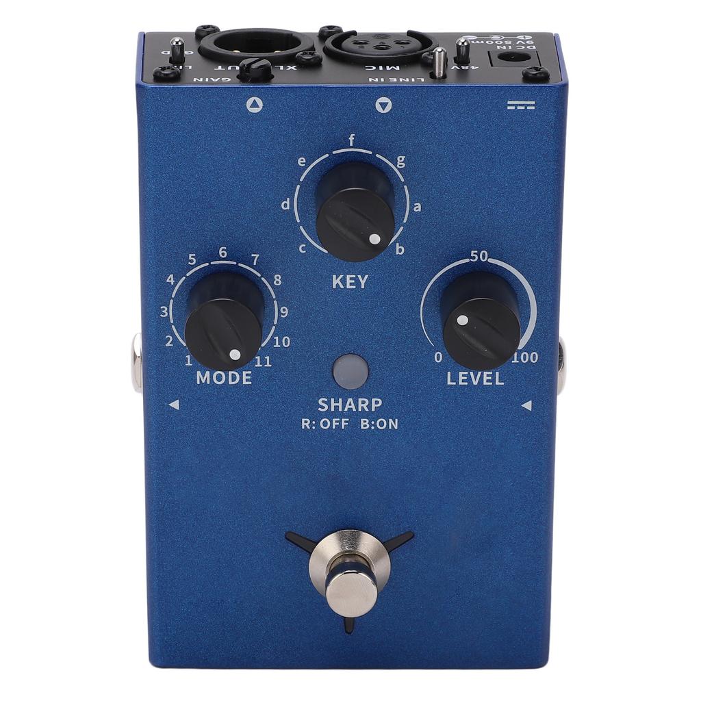 Guitar Effect Pedal Metal Blue Single Voice Changer Effects Pedal
