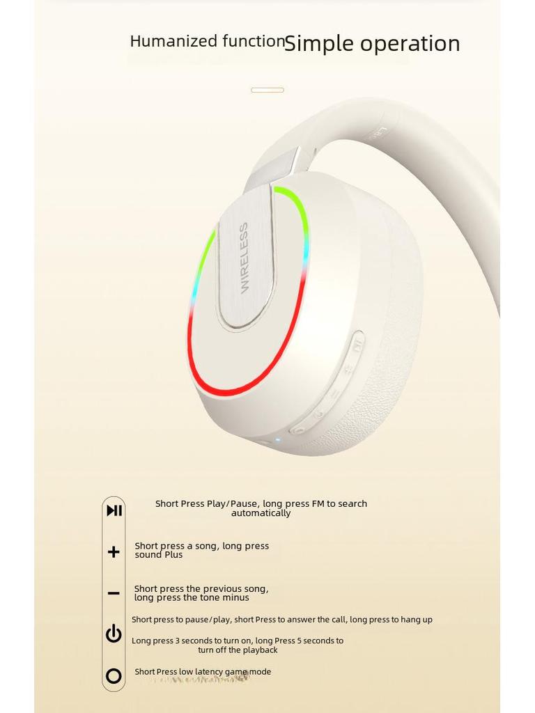 Cross-Border Wireless In-Ear Gaming Bluetooth Headset for Mobile Phones