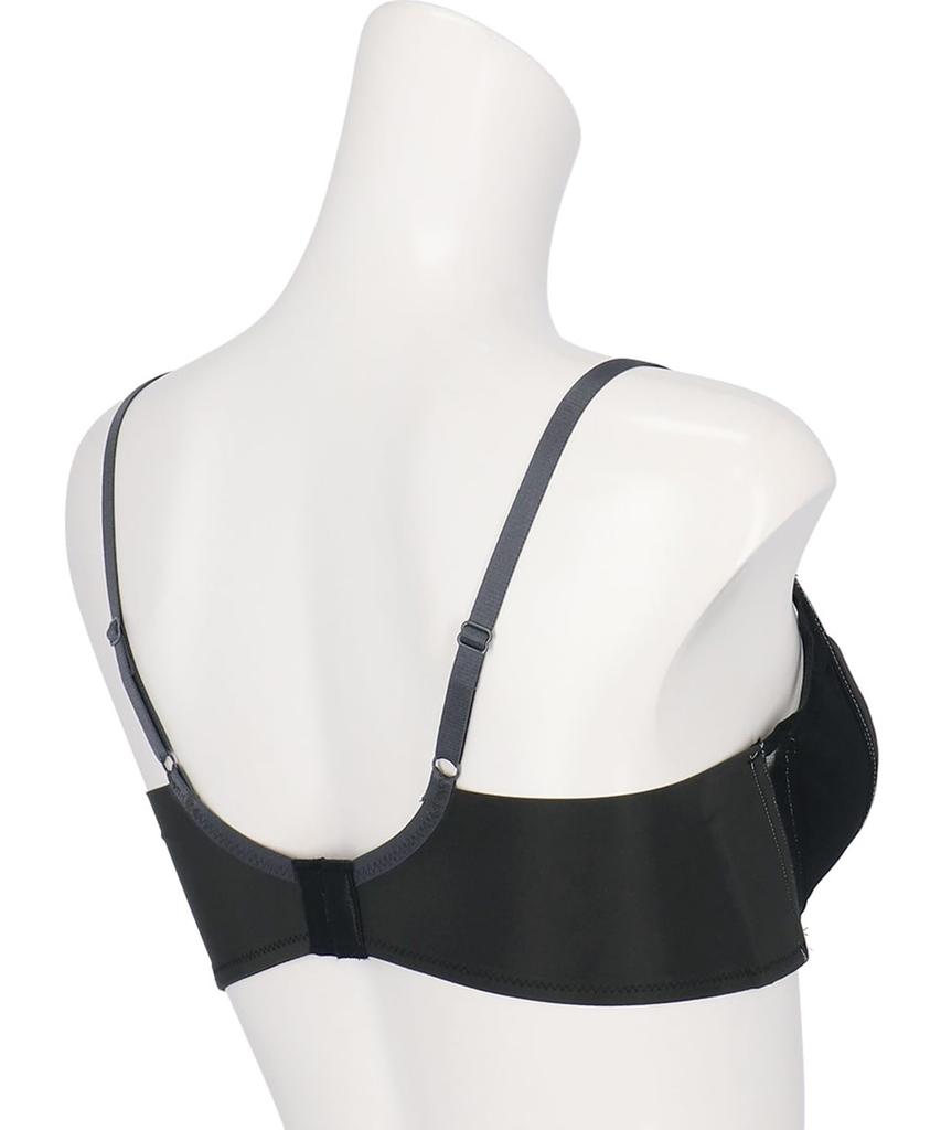 Wacoal Hug Web Senses Body Temperature and Adapts To Your Enhances High Side Fits Up To G Plus Sizes BL E75 Women's Bra, Exclusive, Body, Cleavage,