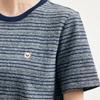 JOY SPEAKER Women's Striped Round Neck T-shirt