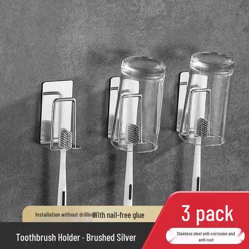 LIEI 304 Stainless Steel Toothbrush Holder