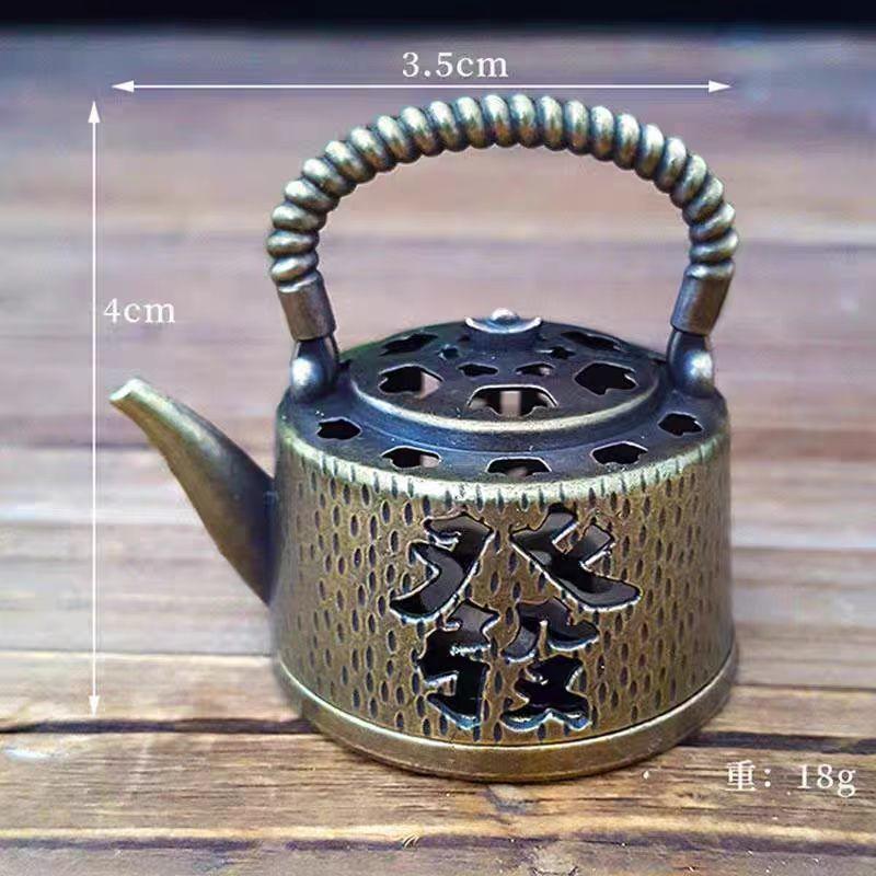 Mini Lucky Incense Burner Chinese Style Auspicious Clouds Creative Home Decor Natural Aromatherapy for Indoor Use and Meditation