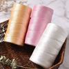 250g/Roll 2.5mm Ice Silk Thread Summer Crochet Yarn for DIY Knitting Bag Shoes Flat Hollow Yarn Hand-knitted Thread Supplies