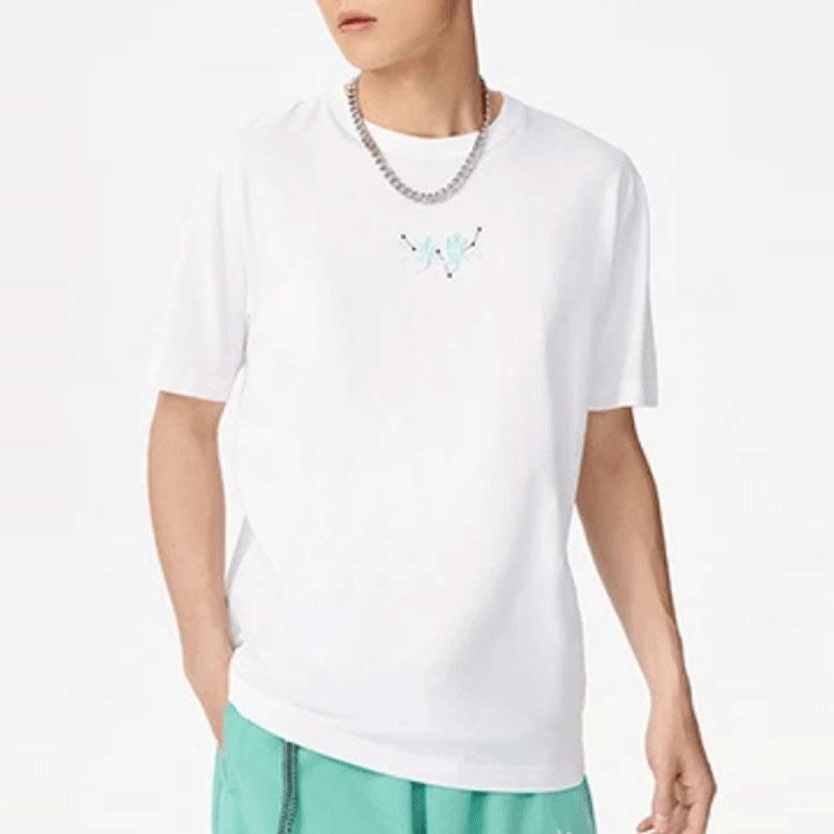 Li Ning Sports Trendy Collection T Shirt Men's White AHSS325-1