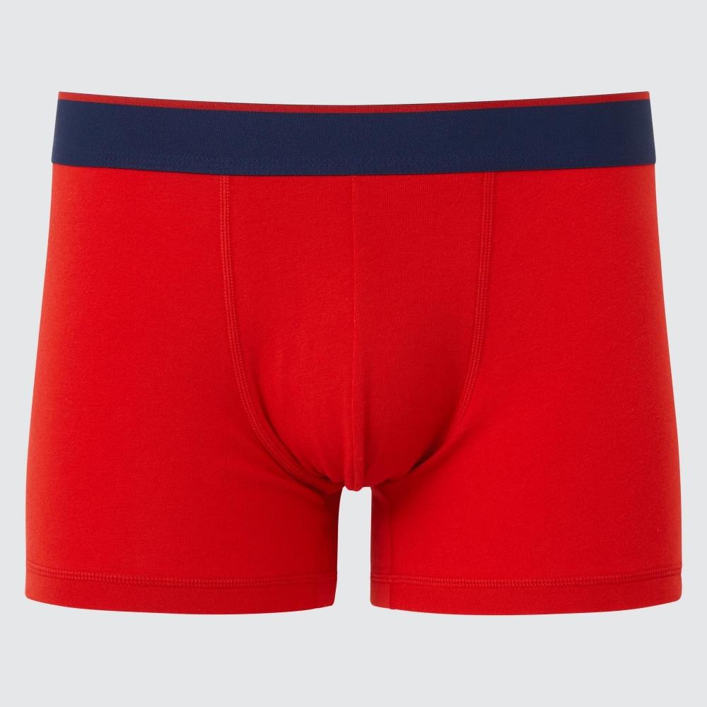 

Хлопковые трусы-боксеры UNIQLO JAPAN Supima с низкой посадкой и закрытым передом