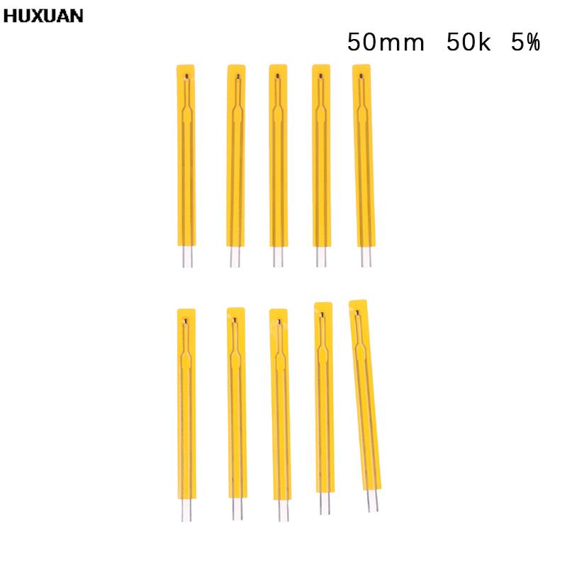 10pcs NTC Thin Film Thermistor 2.5cm 5cm 3950 10K 50K 100K MF5B SMD 1% 5% Temperature Sensor