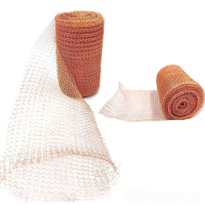 1 Roll Wire Cloth For Wall Cracks Rodent Proof Mesh Durable Pure Copper Filled Wire Mesh DIY Multiple Options Available