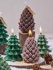 Neue Weihnachtsbaum-Silikon-Kerzenform DIY Handgemachte Seife 3D Kiefernzapfen Duftkerzenherstellung Zubehör Weihnachtsdekoration Geschenk