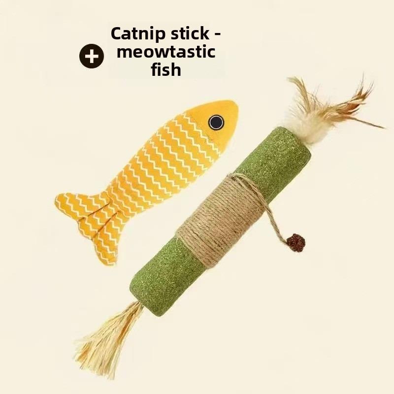 Supergroße Katzenspielzeuge mit Katzenminze zur Selbstunterhaltung und gegen Langeweile, langlebiges Holz, Tianhua Katzenminzebälle, Katzenangel, Katzenbeißstäbe