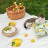 Panier pique-nique - CREATIVE HOME - Creative Home - Osier artisanal - Marron naturel - Ficelles amovibles