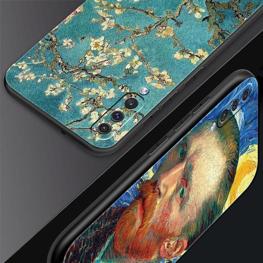 Mona Lisa Van Gogh Oil Art Phone Case For Samsung A12 A14 A32 A50 A70 A20E A20S A10S A22 A40 A34 A54 A42 A52 5G A02S A04s Cover