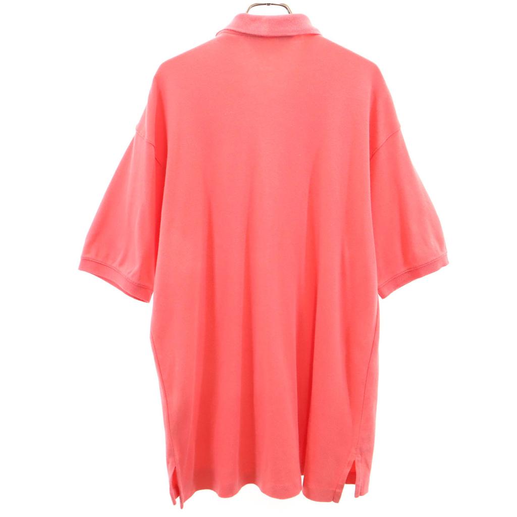 EDDIE BAUER 90s Old Black Tag Short Sleeve Polo Shirt M Pink Men's Used