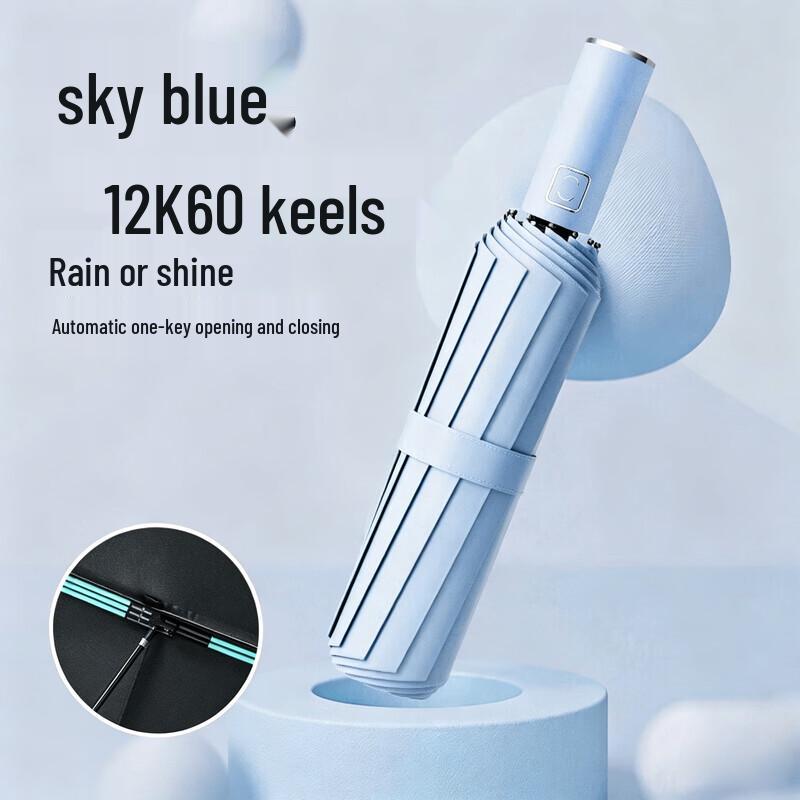 Xinhuarui 60-Rib Double Keel Automatic Windproof Umbrella