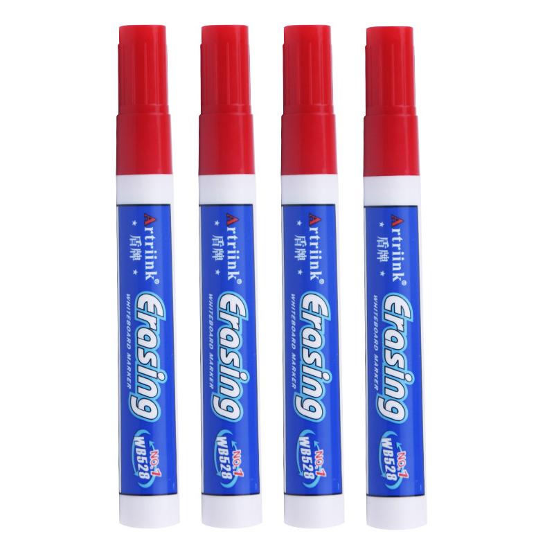 4pcs Whiteboard Marker Set,Erasable, Refillable,Safety,Non-Toxic,High Capacity,Office,Conferencing,Educational Items