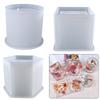 Cylinder Flower Pot Clay Silicone Mold DIY Handmade UV Epoxy Resin Mold Pen Holder Boxes Table Storage Making Mould Tools