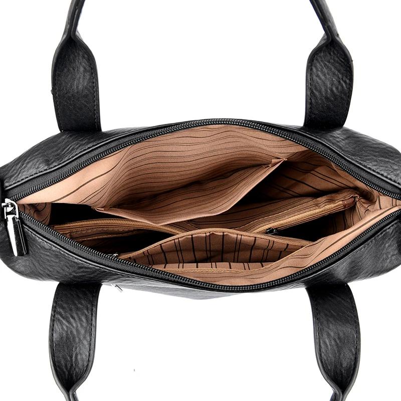 Damenhandtasche Trend Designer Damen Leder Multi-Pocket Umhängetasche Luxusmarke Große Kapazität Damen Einkaufstasche