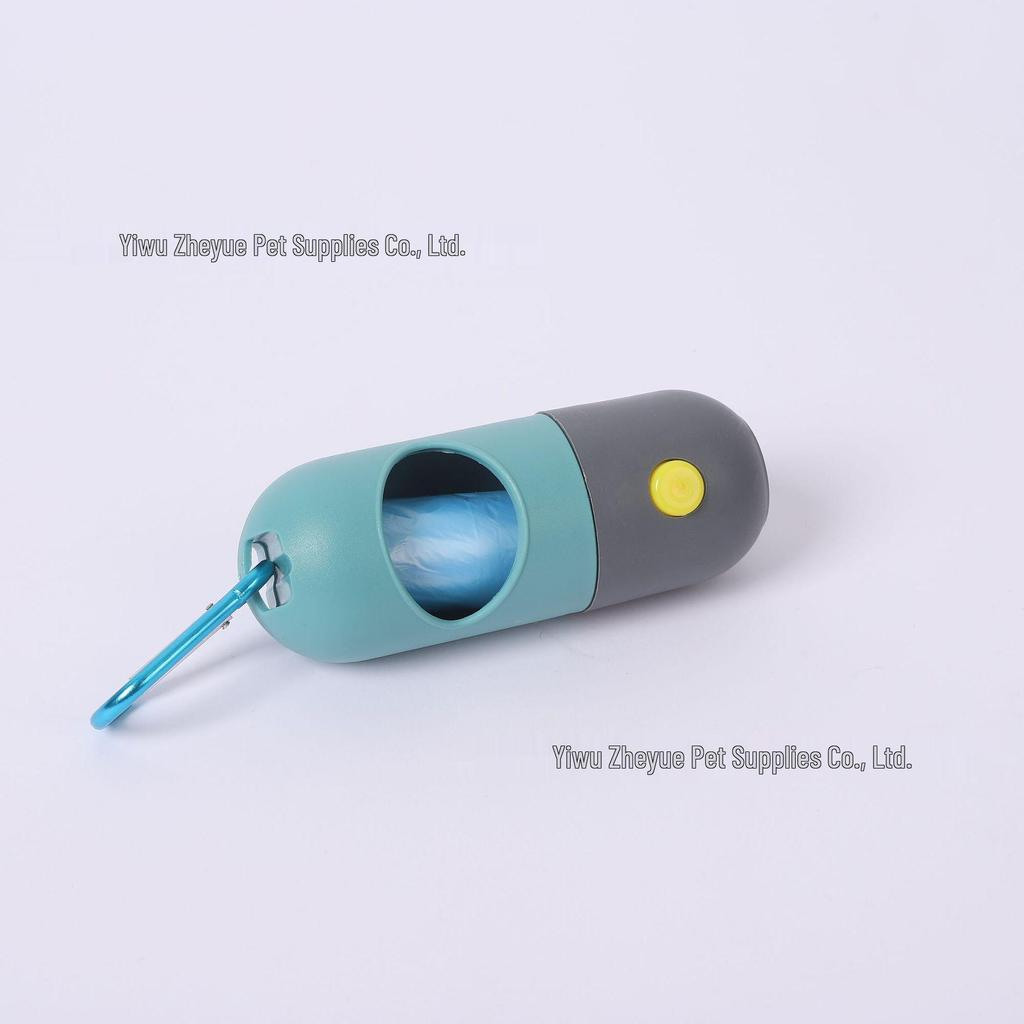 LED Dog Poop Scooper with Biodegradable Trash Bags - Portable ABS Plastic Pet Supply