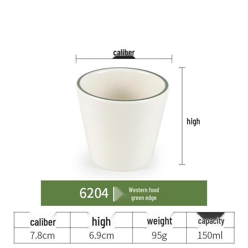 Melamine Imitation Porcelain Commercial Bowl Set