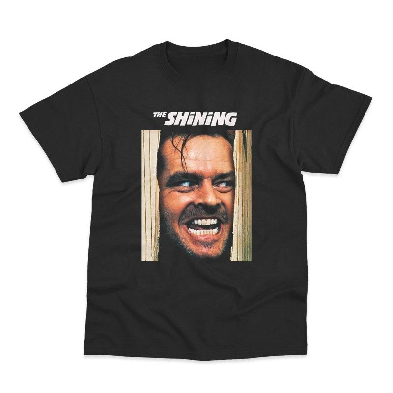 Retro Filmaffisch 'Shining' Herr T-shirt Hela Säsongen Ren Bomull Casual Mode Passar Både Män och Kvinnor