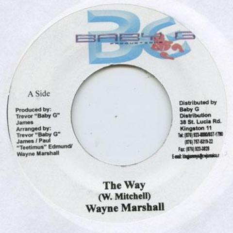

7-дюймовая пластинка WAYNE MARSHALL - Way Baby G 2003 Ямайка Регги, Ска и Даб