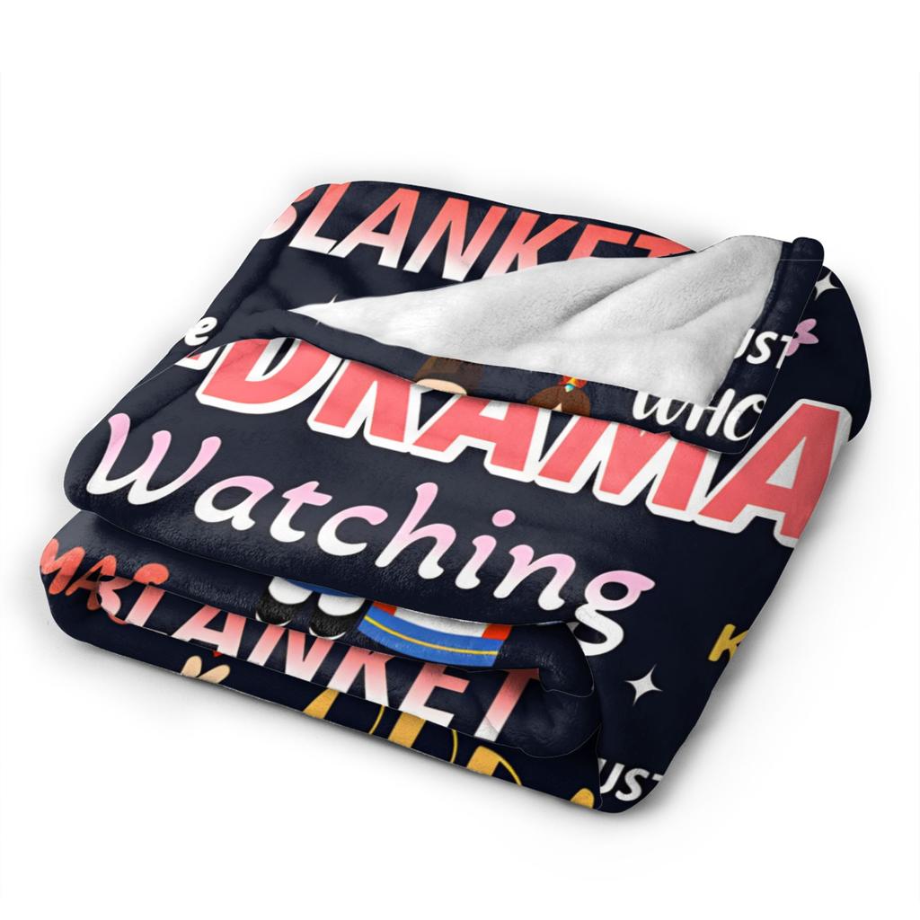 K-Drama K Pop Korean Blanket Quality Super Warm Throw Blanket Winter Child Home Decor Funny Bedspread