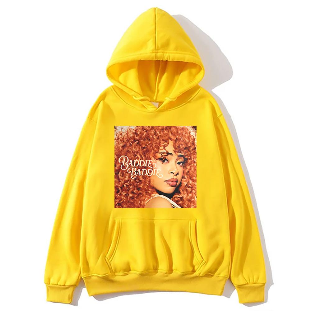 Ice Spice Baddie Baddie Pullover Mode Harajuku Ästhetische Hoodies Damen Herren Hip Hop mit Kapuze Streetwear Grafik Kleidung