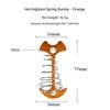 Anchor Type Fishbone Spring Fixed Tent Pegs Aluminum Alloy 4mm Thick for Outdoor Camping Deck Plank Road Windproof Rope