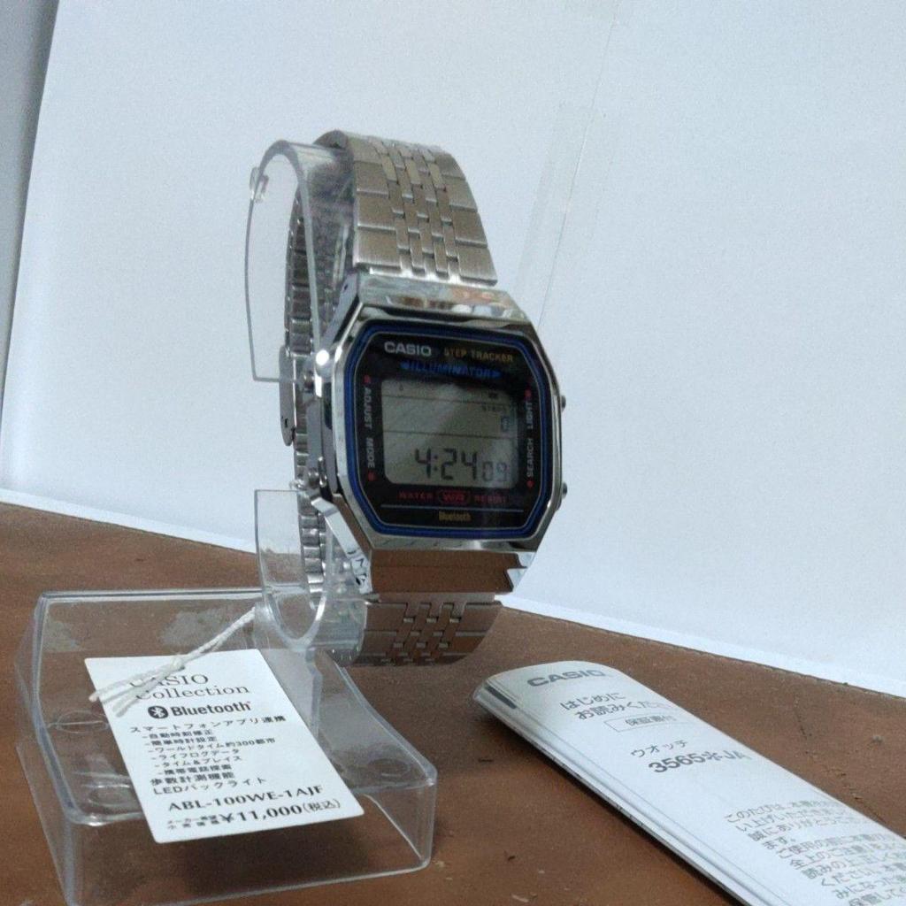 Used New Casio] Watch Casio Collection [Domestic genuine product] Equipped with Bluetooth ABL-100WE-1AJF Men's Silver