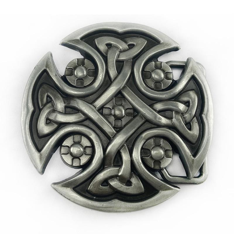Celtic Cross Western Cowboy Belt Buckle