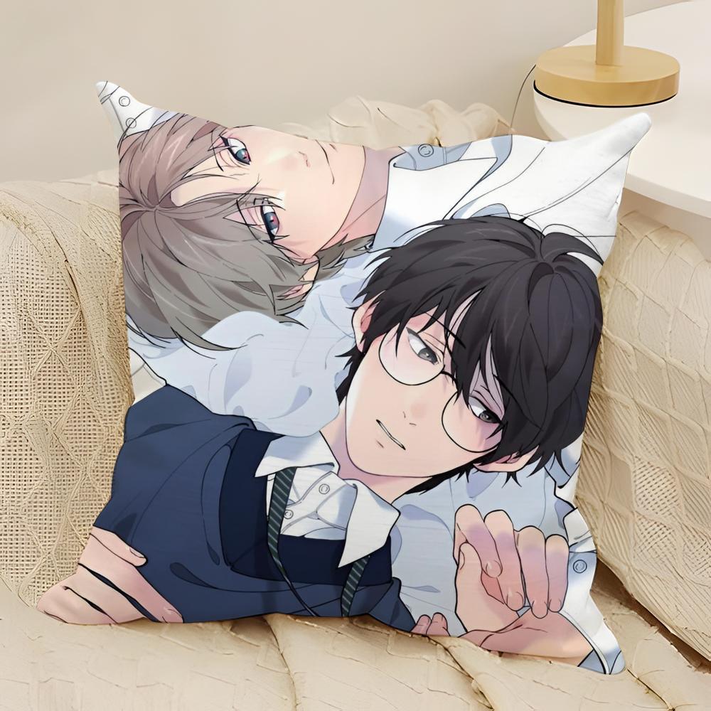 Anime L-Lost in the C-Cloud Pillow Case Natural Linen Double-Sided Printing Sofa Home Decor Cushion Cover