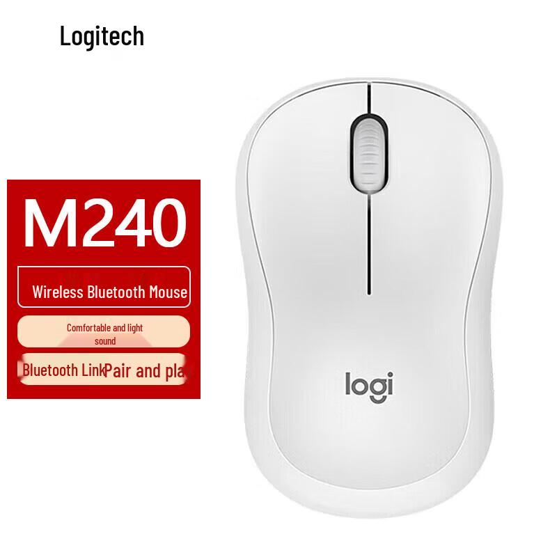 Logitech M240 Wireless Bluetooth Silent Mouse