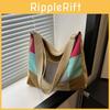 Trendy Black Khaki Beige Brown Canvas Shoulder Bag For Fashionable Everyday Use