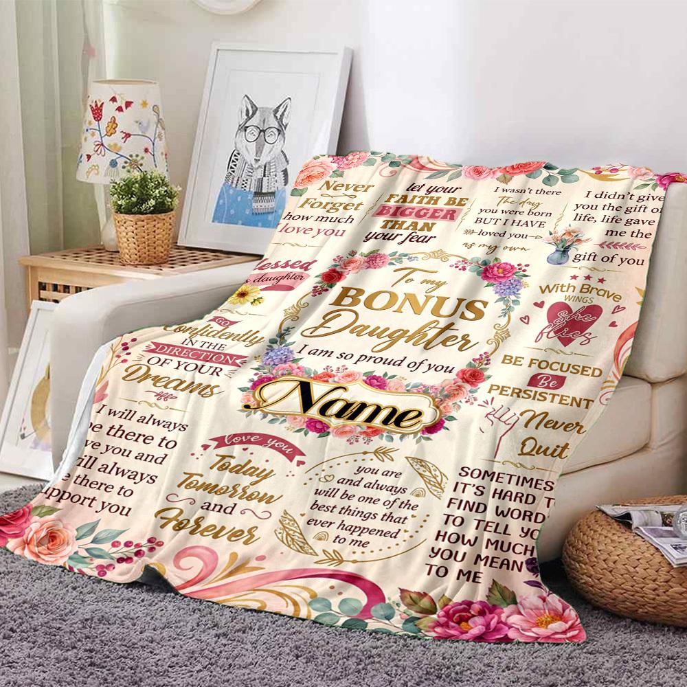 Confidence Dreams Blanket Warmthful Decor Great For Sofa Couch Office Bed Picnics Four Seasons Multipurpose Digital Print Birthday Christmas Gift
