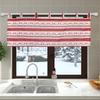 Christmas Curtains Small Curtains Kitchen Curtains Linen Through Rod Curtains Finished Curtains Window Curtains
