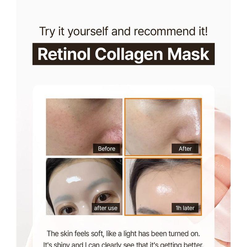 WellDerma - Premium Retinol Collagen Lifting Restore Fitting Mask Set